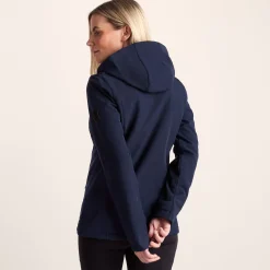 Keld Womens Shower Resistant Hooded Softshell Jacket - Navy