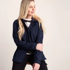 Keld Womens Shower Resistant Hooded Softshell Jacket - Navy
