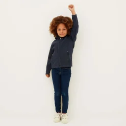 Koroma Kids Softshell Hooded Jacket - Navy