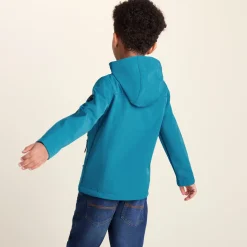 Koroma Kids Softshell Hooded Jacket - Mosaic Blue