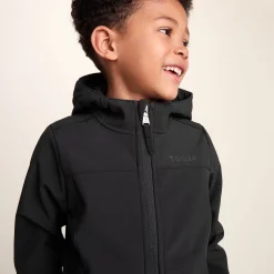 Koroma Kids Softshell Hooded Jacket - Black