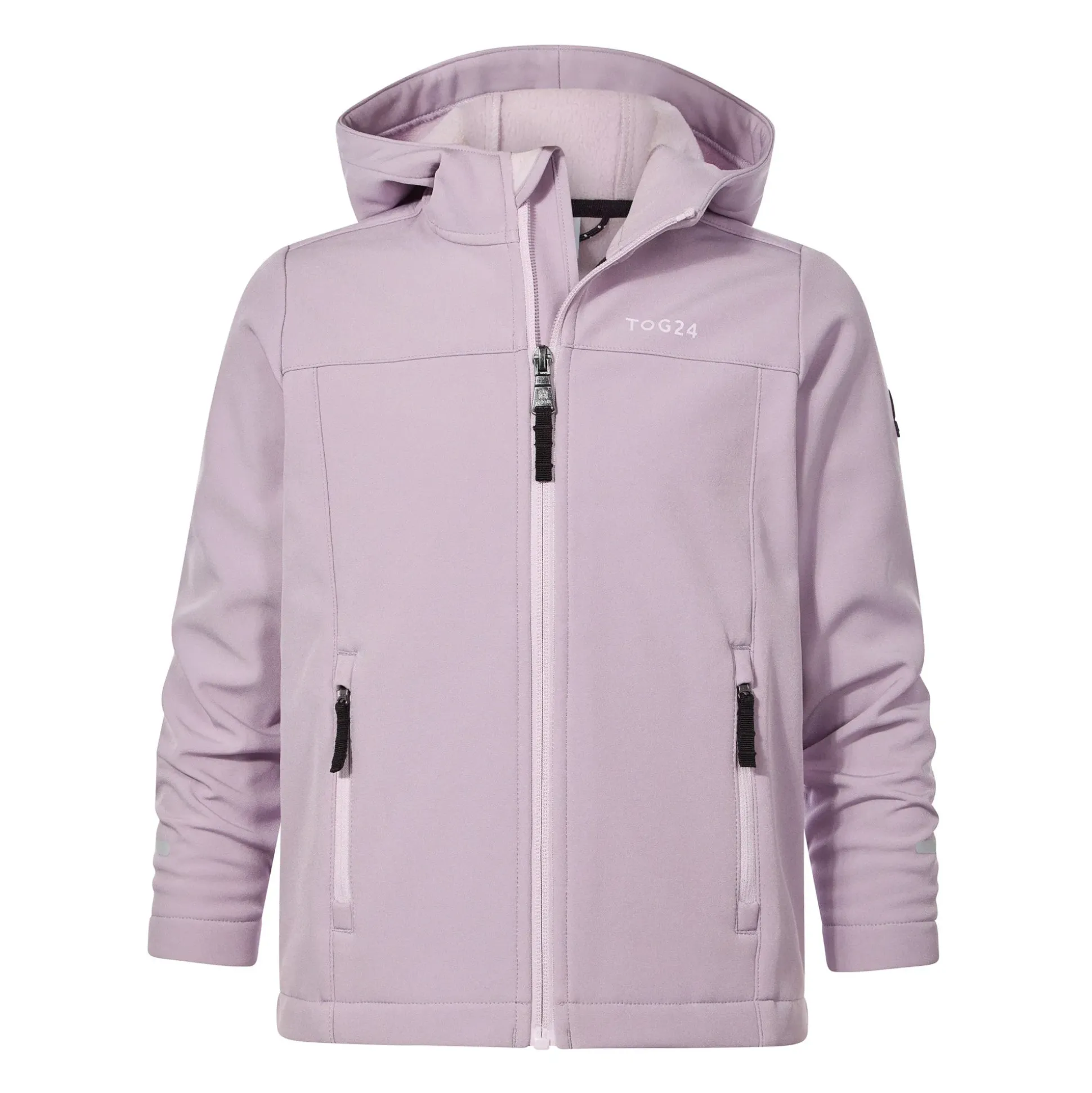 Koroma Kids Softshell Hooded Jacket - Lavender Grey