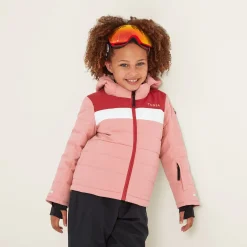 Laithe Kids Ski Jacket - Playful Pink/Dark Pink
