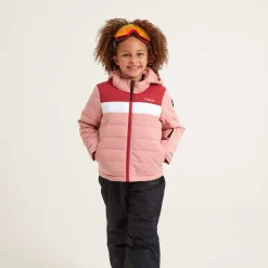 Laithe Kids Ski Jacket - Playful Pink/Dark Pink