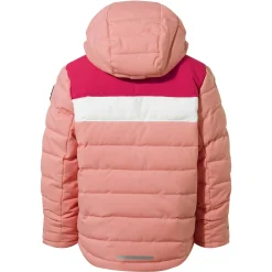 Laithe Kids Ski Jacket - Playful Pink/Dark Pink