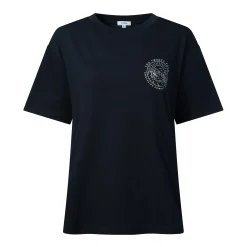 Lakeside Womens 100% Cotton Supersoft Relaxed Fit T-Shirt - Dark Indigo