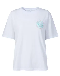 Lakeside Womens 100% Cotton Supersoft Relaxed Fit T-Shirt - Optic White