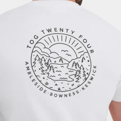 Lakes Mens 100% Cotton Supersoft T-Shirt - White