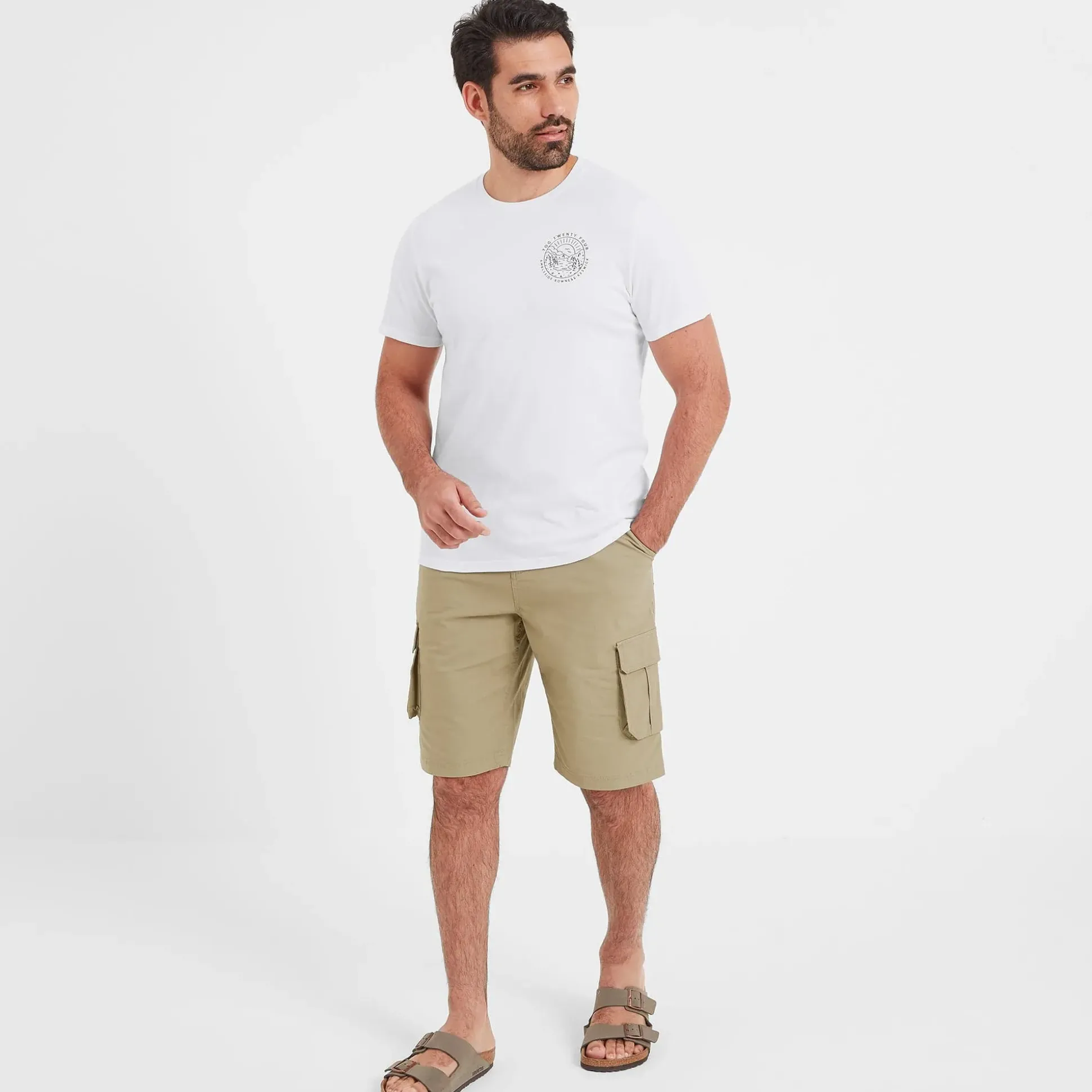 Lakes Mens 100% Cotton Supersoft T-Shirt - White