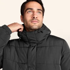 Langrick Mens Long Insulated Jacket - Black