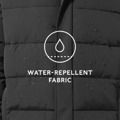 Langrick Mens Long Insulated Jacket - Black