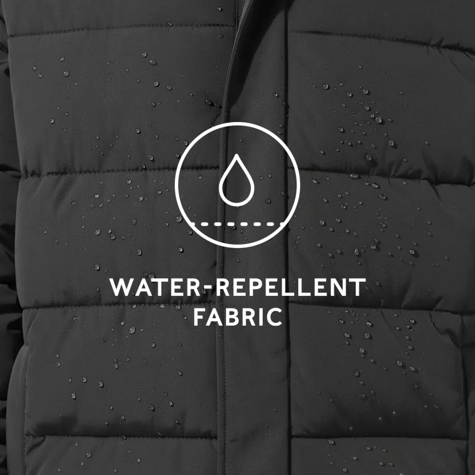 Langrick Mens Long Insulated Jacket - Black
