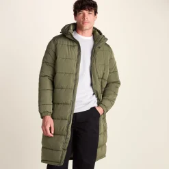 Langrick Mens Long Insulated Jacket - Khaki
