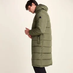 Langrick Mens Long Insulated Jacket - Khaki