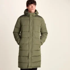 Langrick Mens Long Insulated Jacket - Khaki