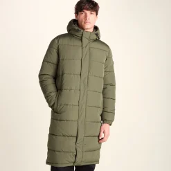 Langrick Mens Long Insulated Jacket - Khaki