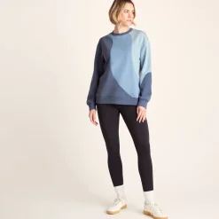 Lawla Womens Oversized Supersoft Sweat - Smokey Blue