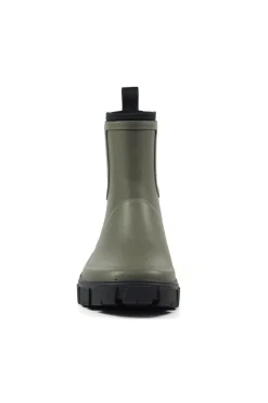 Lazy Dogz Lake Short Waterproof Wellington - Olive