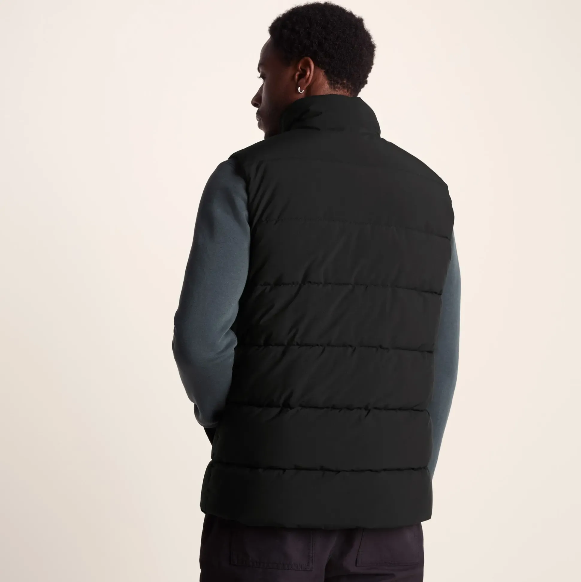 Leighton Mens Shower Resistant Insulated Gilet - Black