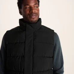Leighton Mens Shower Resistant Insulated Gilet - Black