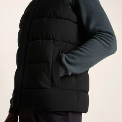 Leighton Mens Shower Resistant Insulated Gilet - Black