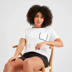 Liana Womens 100% Cotton Supersoft T-Shirt - Optic White