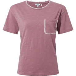 Liana Womens 100% Cotton Supersoft T-Shirt - Mauve