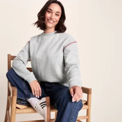 Lillia Womens Supersoft Sweat - Light Grey Marl