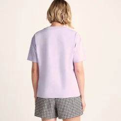 Limon Womens Supersoft Relaxed Fit T-Shirt - Lilac Blossom