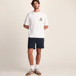 Loredo Mens Cotton Blend Shorts - Dark Indigo