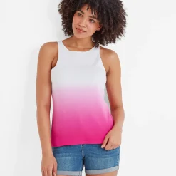Louise Womens Vest - Hibiscus Pink