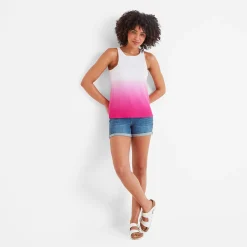 Louise Womens Vest - Hibiscus Pink