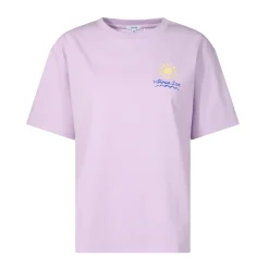 Lupin Womens Relaxed Fit Supersoft Emmy Lupin T-Shirt - Lilac Blossom