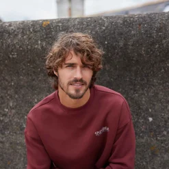 Lytham Mens Supersoft Sweat - Port