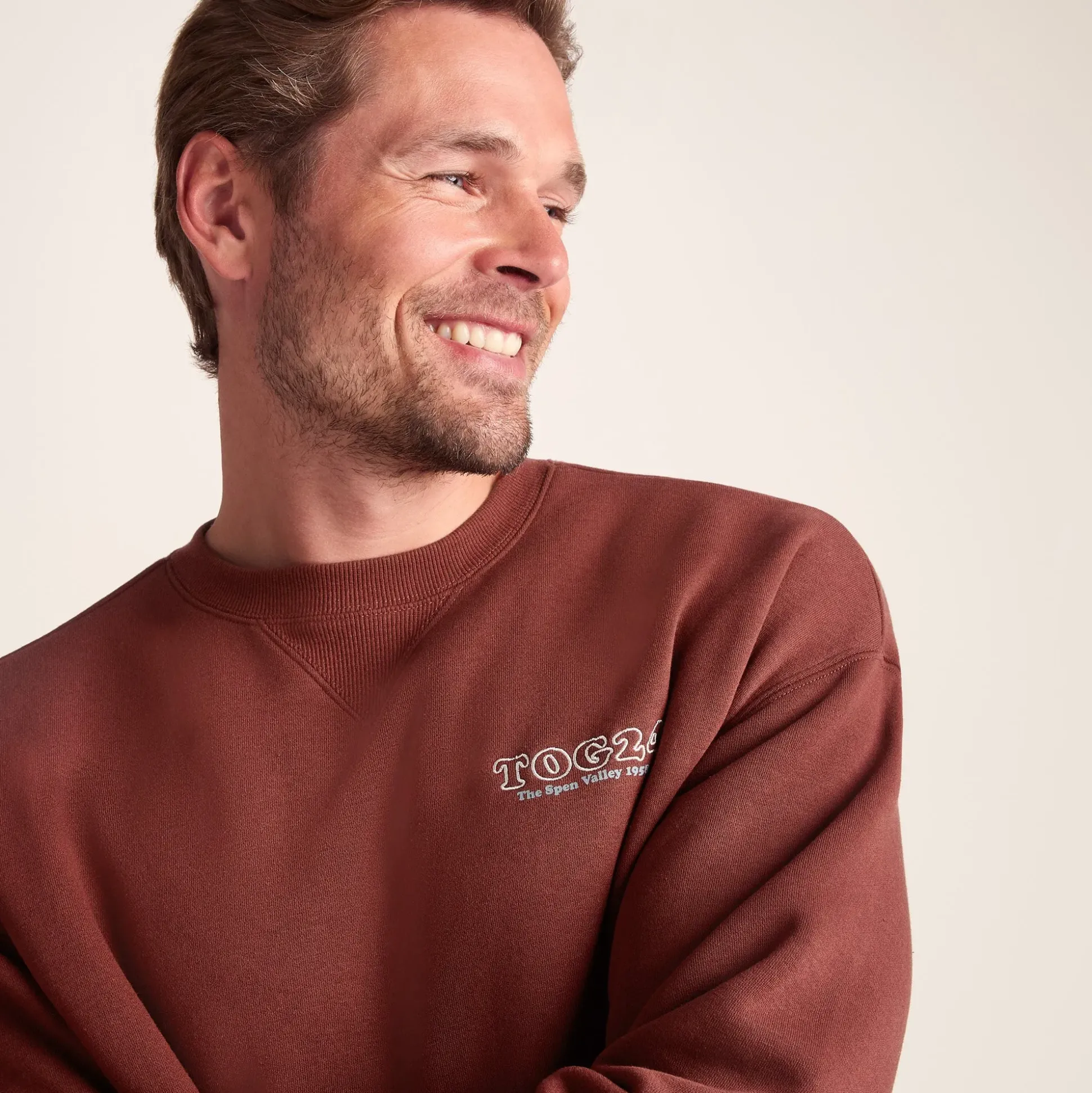 Lytham Mens Supersoft Sweat - Port
