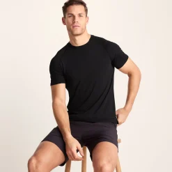 Maddox Mens Short Sleeve Performance T-Shirt - Black