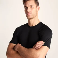 Maddox Mens Short Sleeve Performance T-Shirt - Black