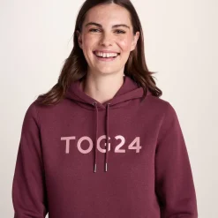 Magdalen Womens Supersoft Overhead Hoody - Burgundy