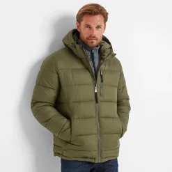 Maloney Mens Wind Resistant Insulated Jacket - Khaki