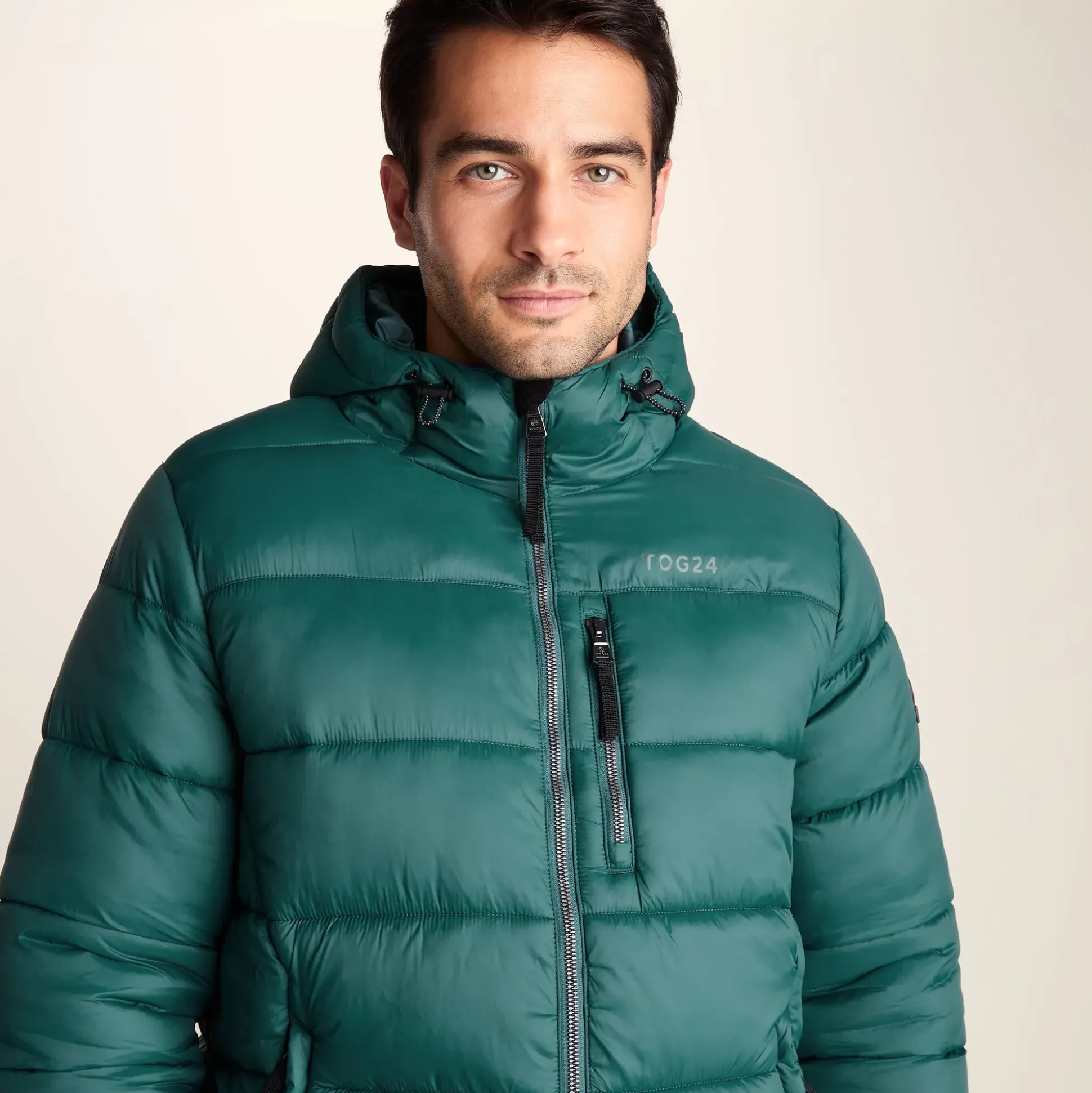 Maloney Mens Wind Resistant Insulated Jacket - Dark Turquoise