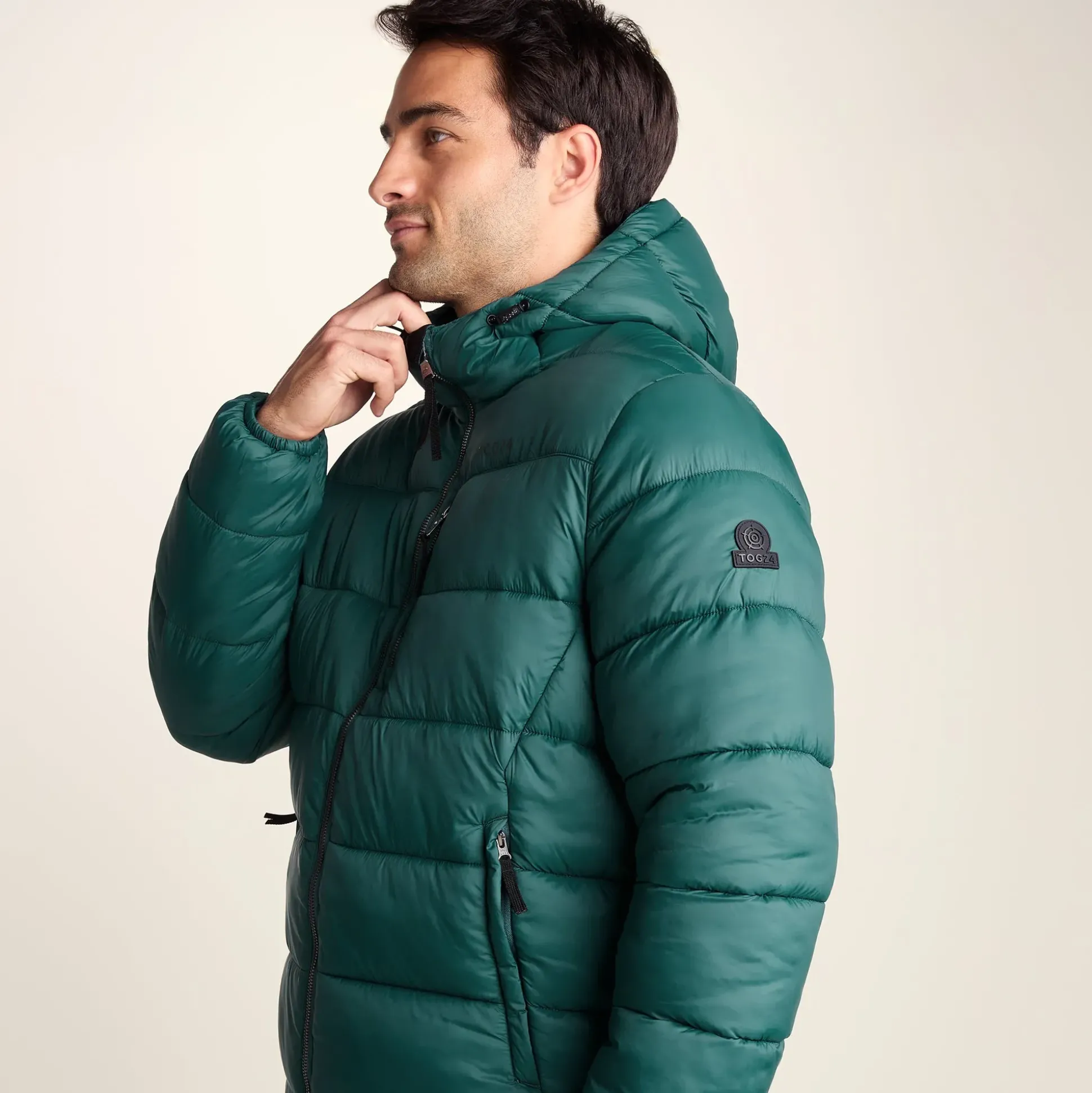 Maloney Mens Wind Resistant Insulated Jacket - Dark Turquoise