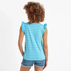 Maribel Womens Vest - Blue Tide Stripe