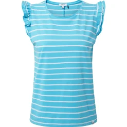 Maribel Womens Vest - Blue Tide Stripe