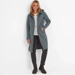 Marina Womens Long Water Resistant Softshell Jacket - Graphite