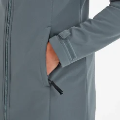 Marina Womens Long Water Resistant Softshell Jacket - Graphite