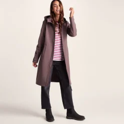 Marina Womens Long Water Resistant Softshell Jacket - Dark Mauve