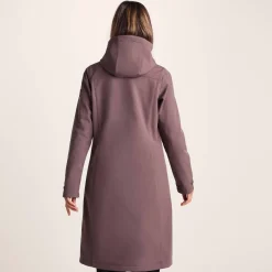 Marina Womens Long Water Resistant Softshell Jacket - Dark Mauve