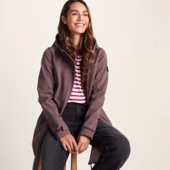 Marina Womens Long Water Resistant Softshell Jacket - Dark Mauve