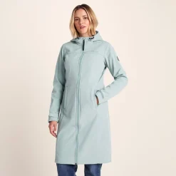 Marina Womens Long Water Resistant Softshell Jacket - Misty Grey
