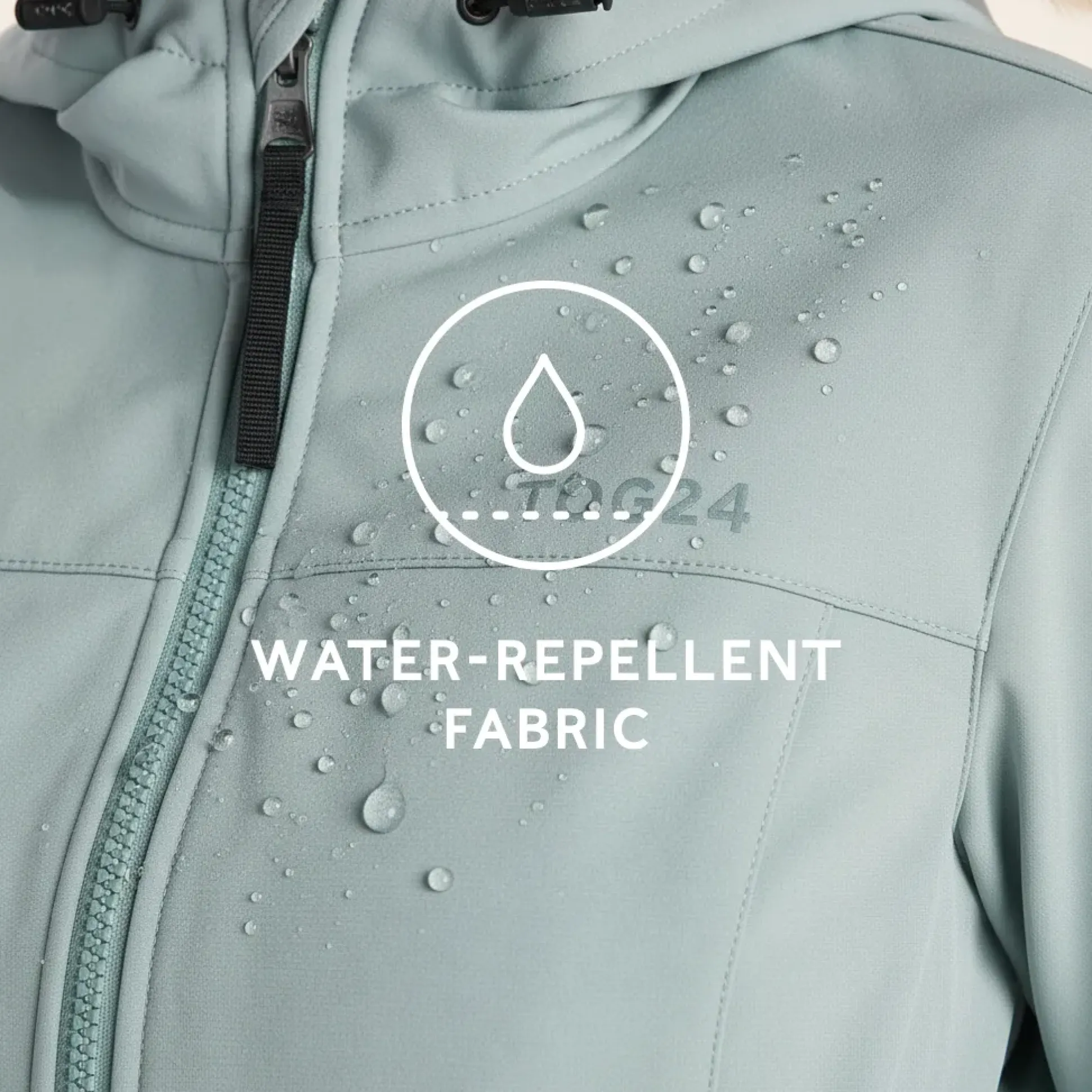 Marina Womens Long Water Resistant Softshell Jacket - Misty Grey